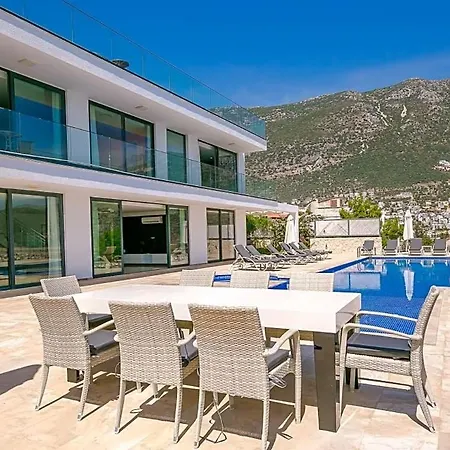 Sleeps 10 Pool Air Con Wifi Kalkan
