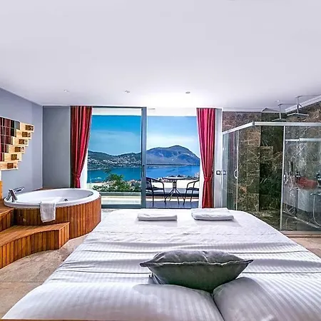 Sleeps 10 Pool Air Con Wifi Vilă Kalkan
